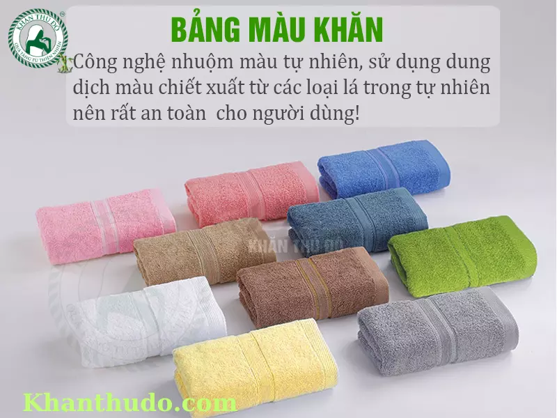 Set khăn với nhiều màu sắc đa dạng là sự lựa chọn hoàn hảo làm quà tặng cho khách hàng