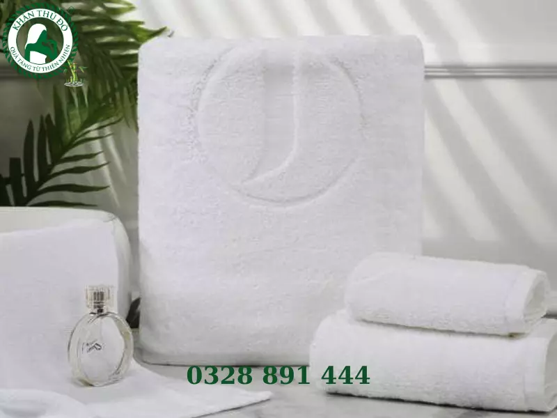 Bộ khăn tắm khách sạn Cotton 100% - Khăn bông Thủ Đô