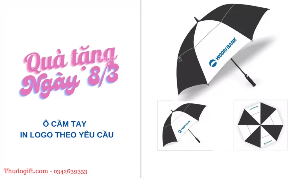 Những chiếc ô được sử dụng để che nắng và che mưa hàng ngày là quà tặng 8-3 cho nhân viên nữ vô cùng đặc biệt